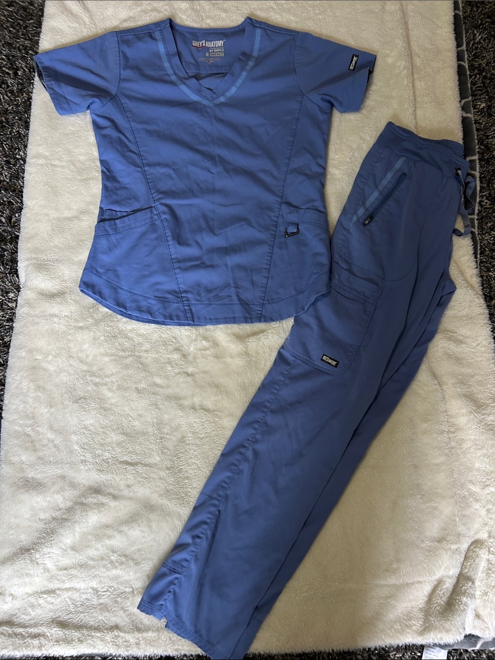Barco Uniforms Women's Scrub Jogger Pants in Blue grey’s Anatomy